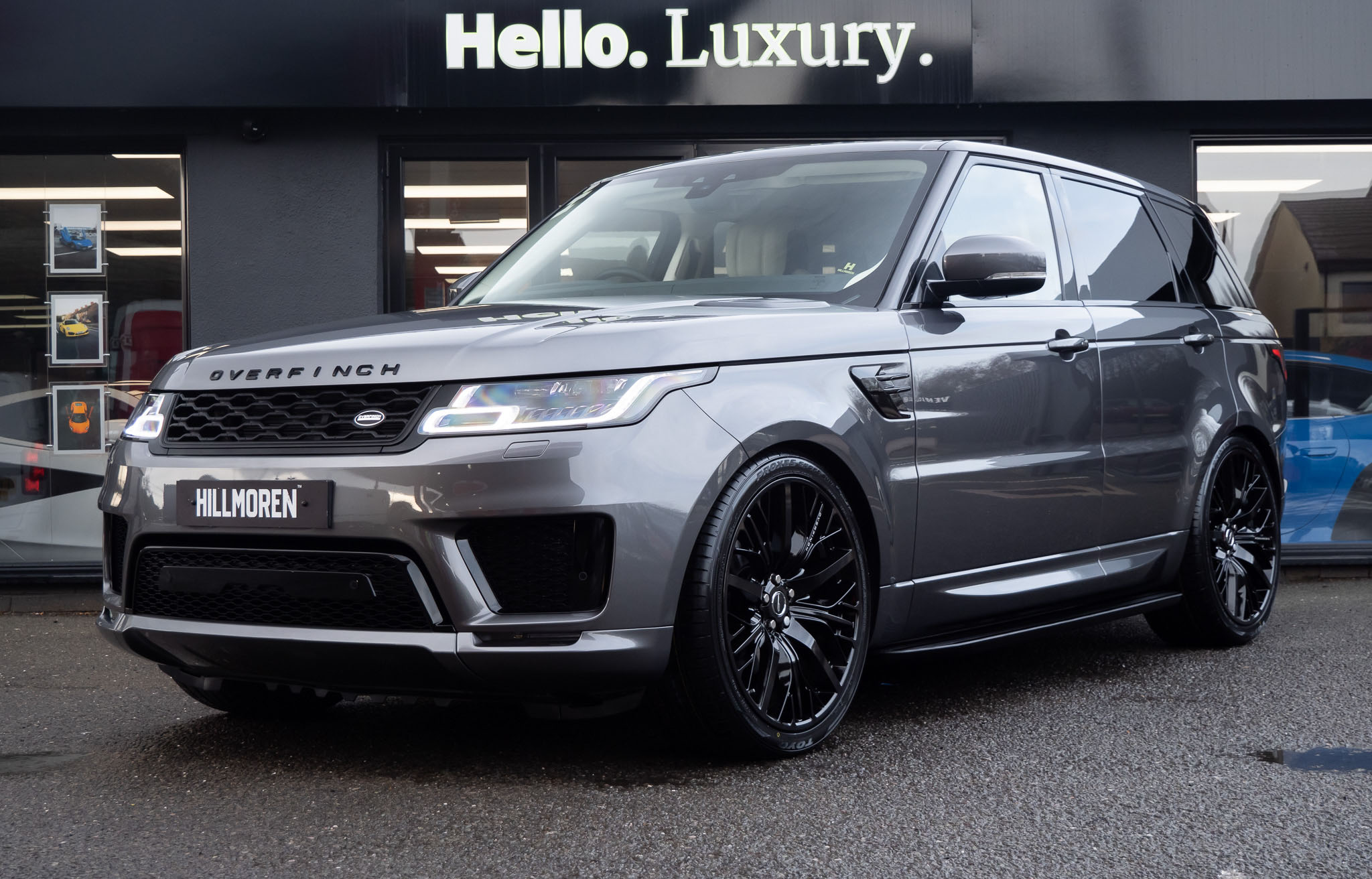 Range Rover Three Fins Land Rover Range Rover Sport 3.0 SD V6 HSE Dynamic *OVERFINCH REFINED ...